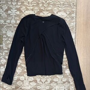 Black Long Sleeve Top